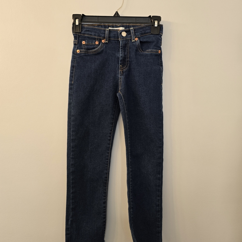 Girls Levi High-Rise Ankle Straight Denim Jeans in Excellent Condition - 10 Reg
